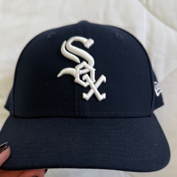 New Era Navy Fitted White Sox Cap - Picture 8 of 9